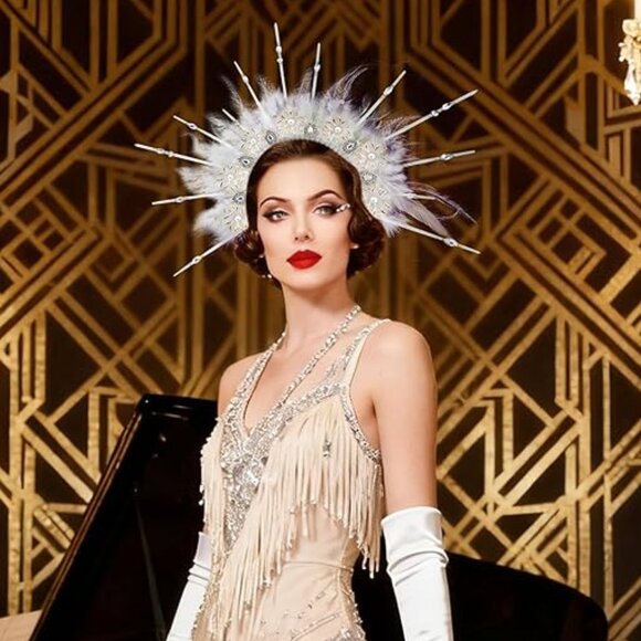 White Feather Headpiece main image 5
